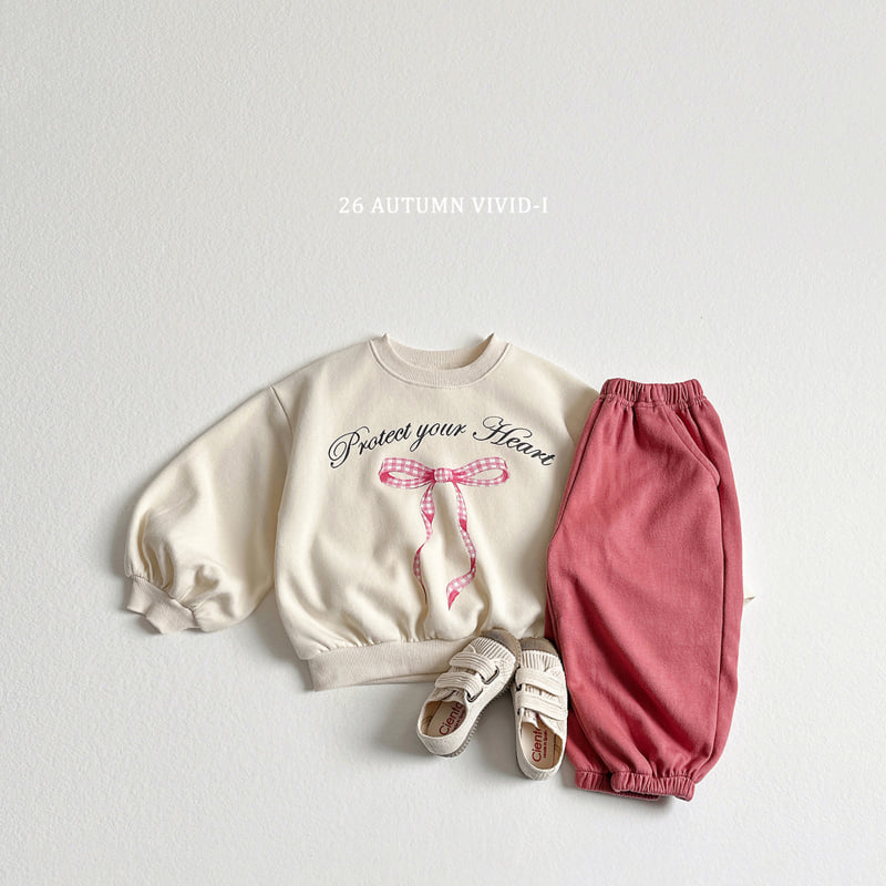 Vivid I - Korean Children Fashion - #discoveringself - Pink Ribbon Set - 11