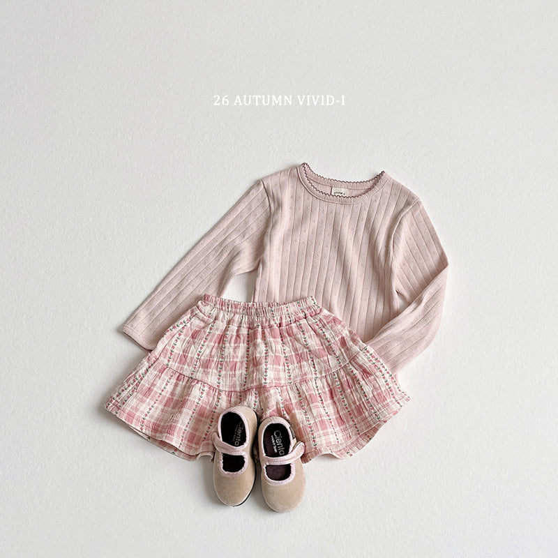 Vivid I - Korean Children Fashion - #discoveringself - Pincot Eyelet Tee - 8