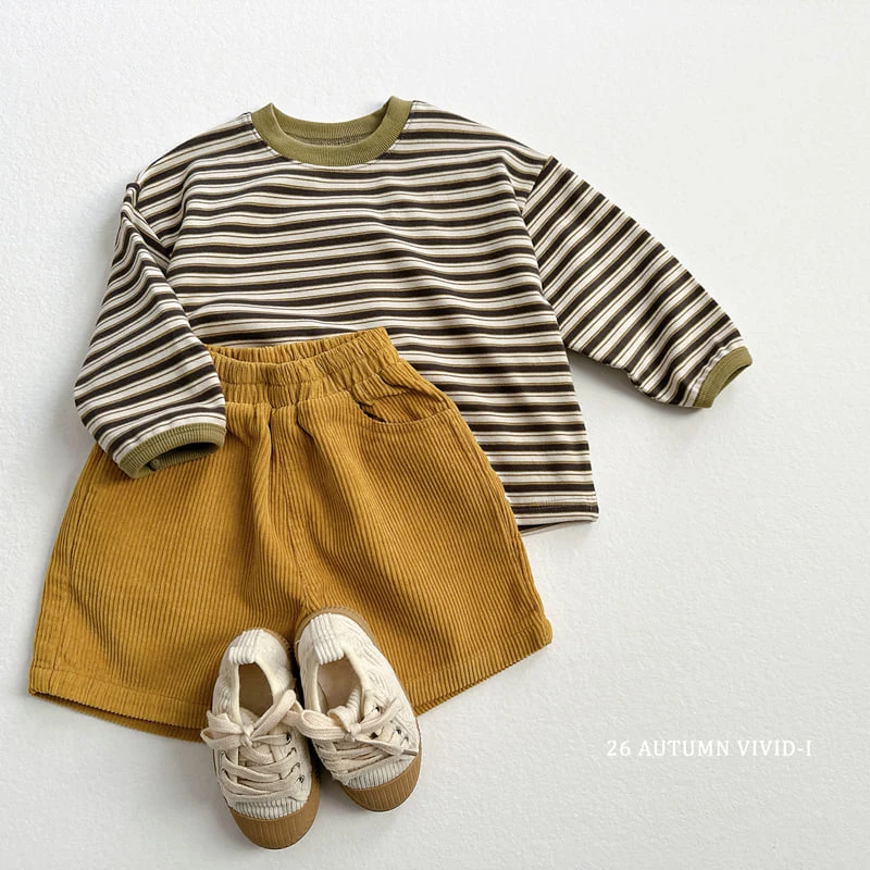 Vivid I - Korean Children Fashion - #fashionkids - Colorblock Multi Stripe Tee - 8