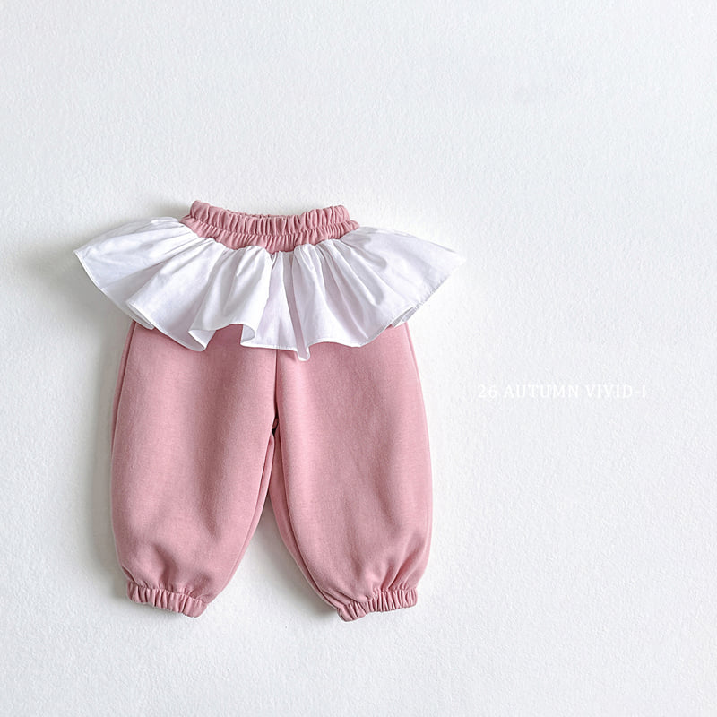 Vivid I - Korean Children Fashion - #discoveringself - Tutu Frill Jogger Pants - 4