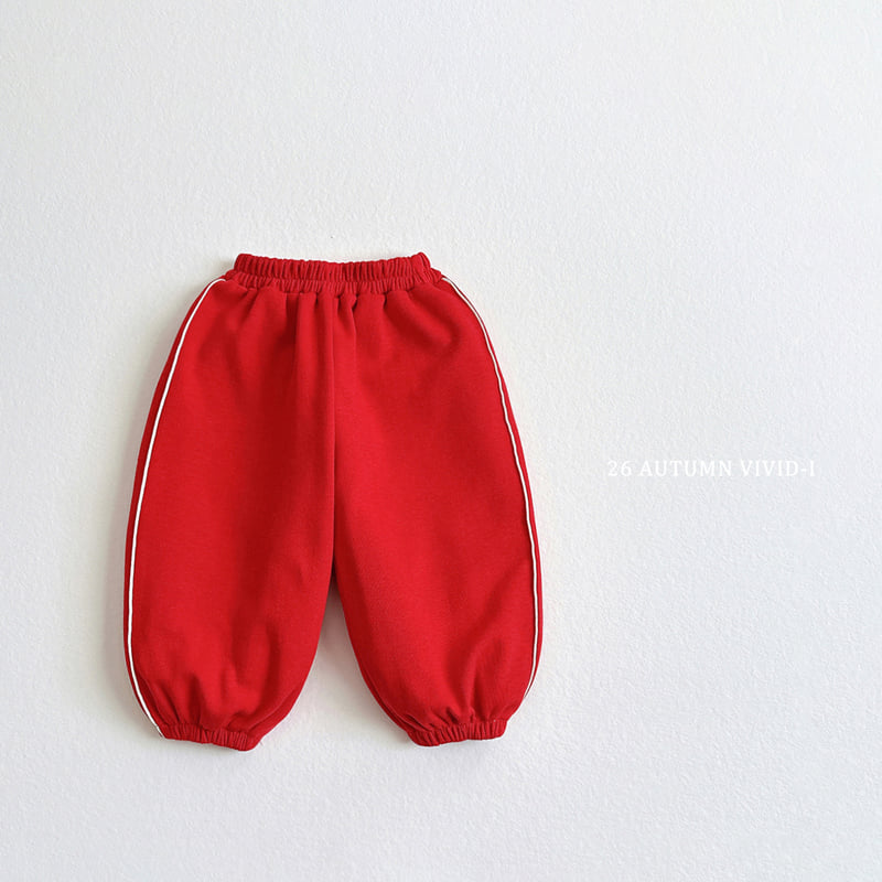 Vivid I - Korean Children Fashion - #fashionkids - Line Training Jogger Pants - 3