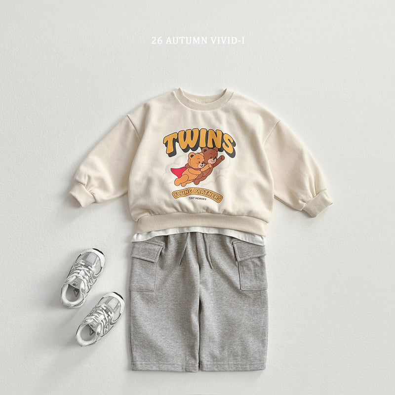 Vivid I - Korean Children Fashion - #fashionkids - Super Bear Sweatshirt - 8
