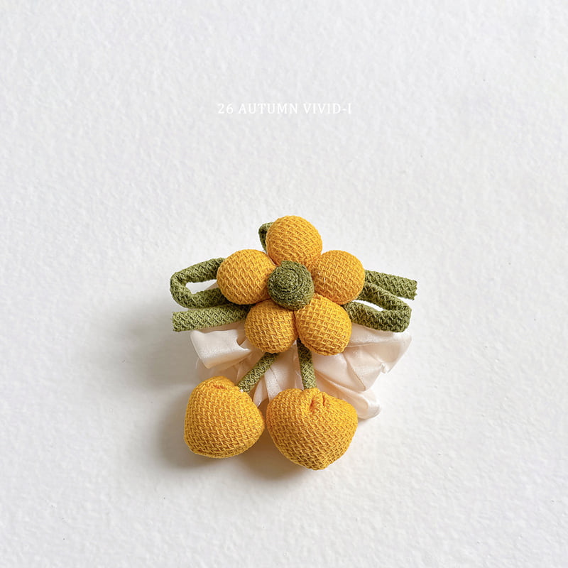 Vivid I - Korean Children Fashion - #fashionkids - Flower Field Scrunchie - 6