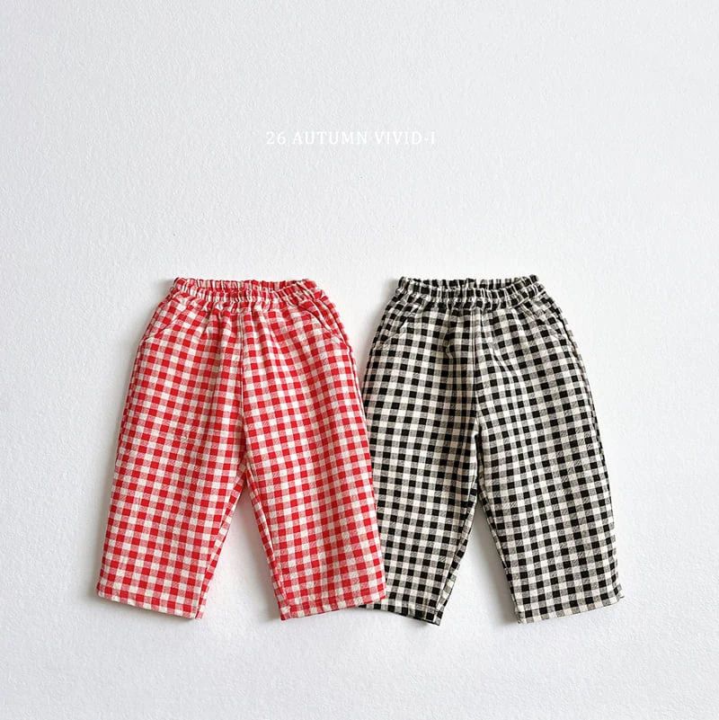Vivid I - Korean Children Fashion - #fashionkids - Twill Pattern Pants - 5