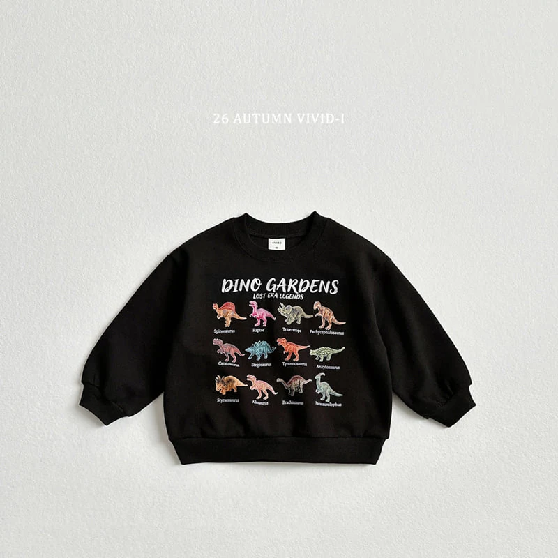 Vivid I - Korean Children Fashion - #fashionkids - Dino Park Sweatshirt - 6