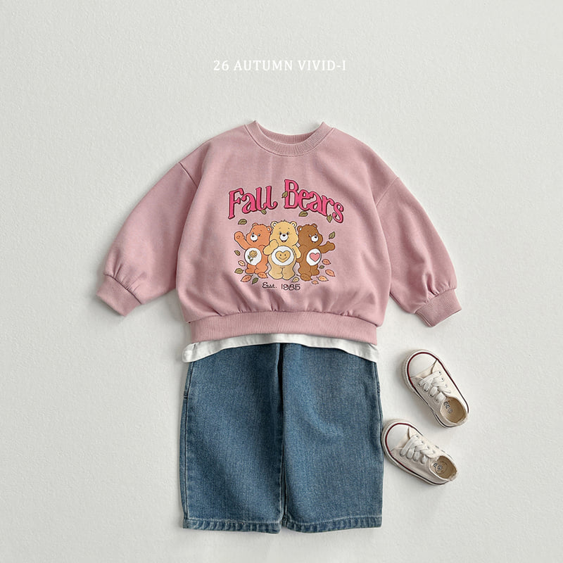 Vivid I - Korean Children Fashion - #fashionkids - Fall Bear Sweatshirt - 7