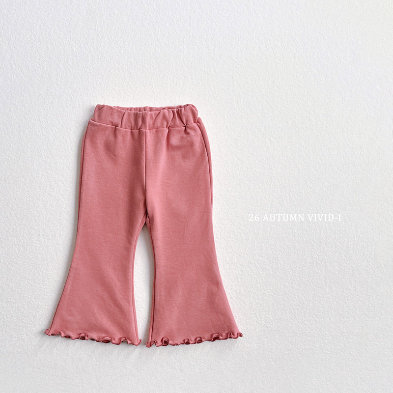 Vivid I - Korean Children Fashion - #kidsshorts - Muji Span Flare Pants - 6