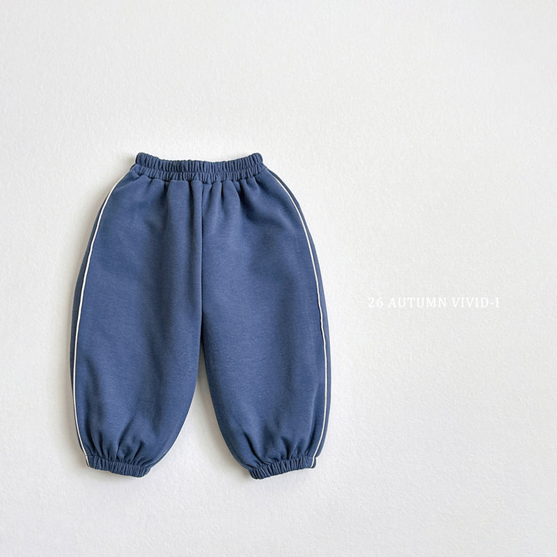 Vivid I - Korean Children Fashion - #fashionkids - Line Training Jogger Pants - 4