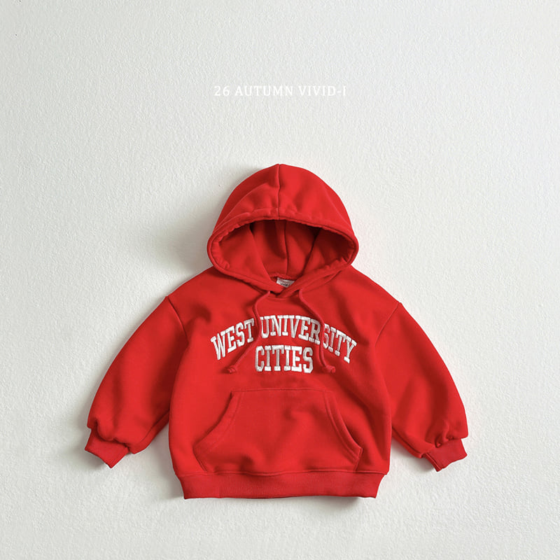 Vivid I - Korean Children Fashion - #kidsshorts - West Hooded Sweatshirt - 3