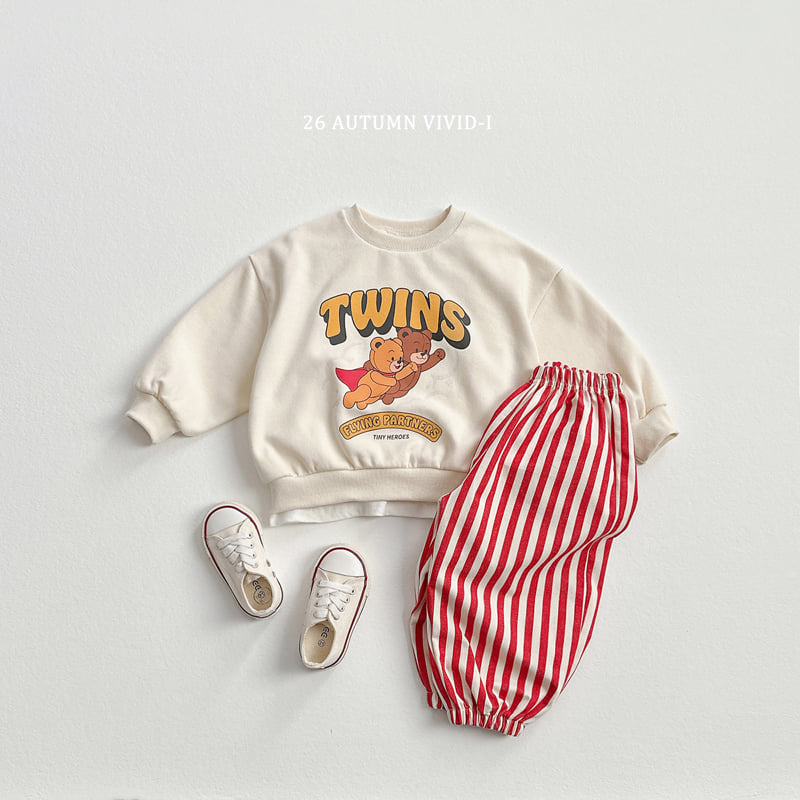Vivid I - Korean Children Fashion - #kidsshorts - Super Bear Sweatshirt - 9