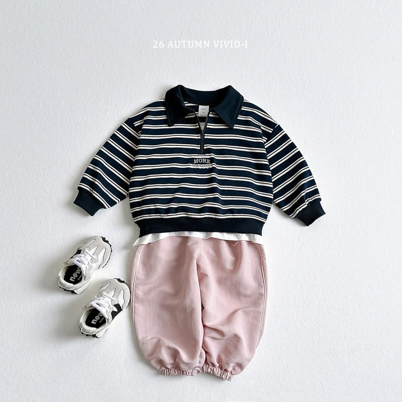 Vivid I - Korean Children Fashion - #kidsshorts - Label Crinkle Jogger Pants - 5