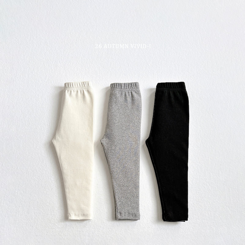 Vivid I - Korean Children Fashion - #kidsshorts - Basic Leggings - 3