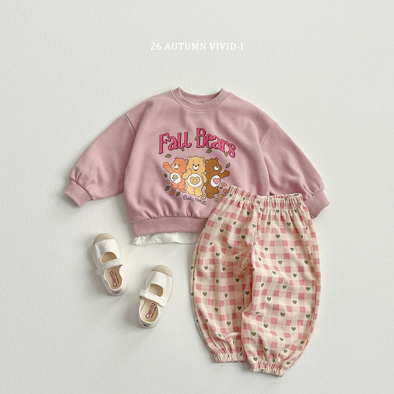 Vivid I - Korean Children Fashion - #kidsshorts - Fall Bear Sweatshirt - 8