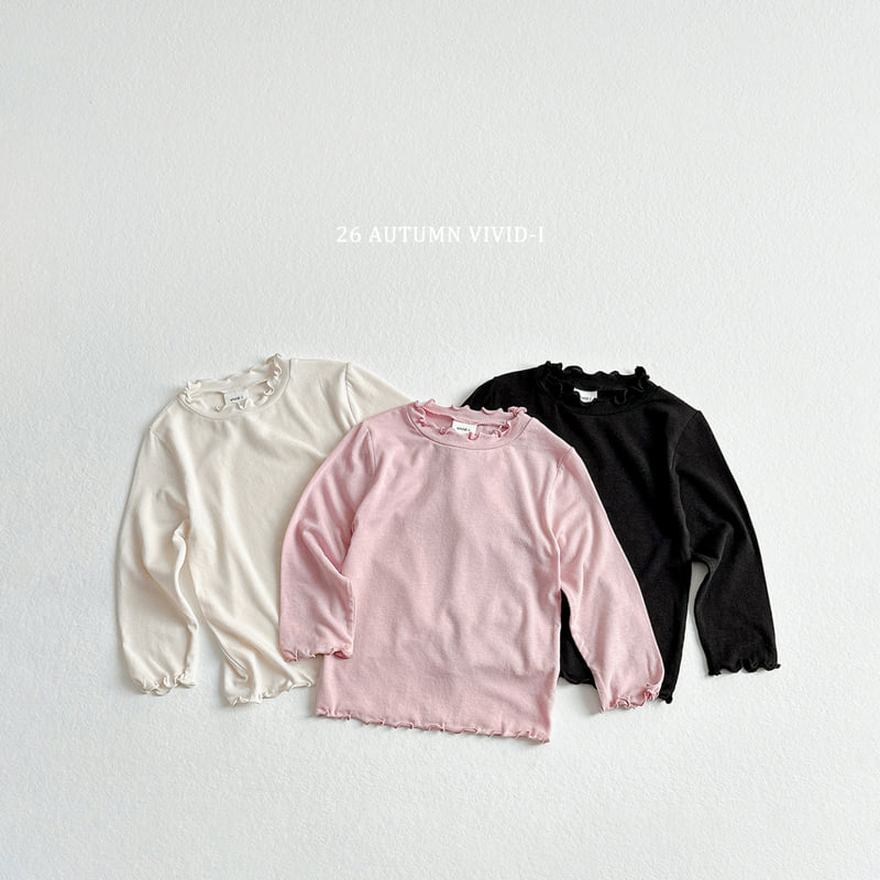 Vivid I - Korean Children Fashion - #kidsshorts - Soft Girls Lalla Tee - 3