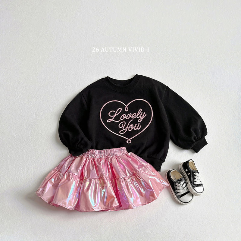 Vivid I - Korean Children Fashion - #kidsstore - Popcorn Glossy Flare Skirt - 9