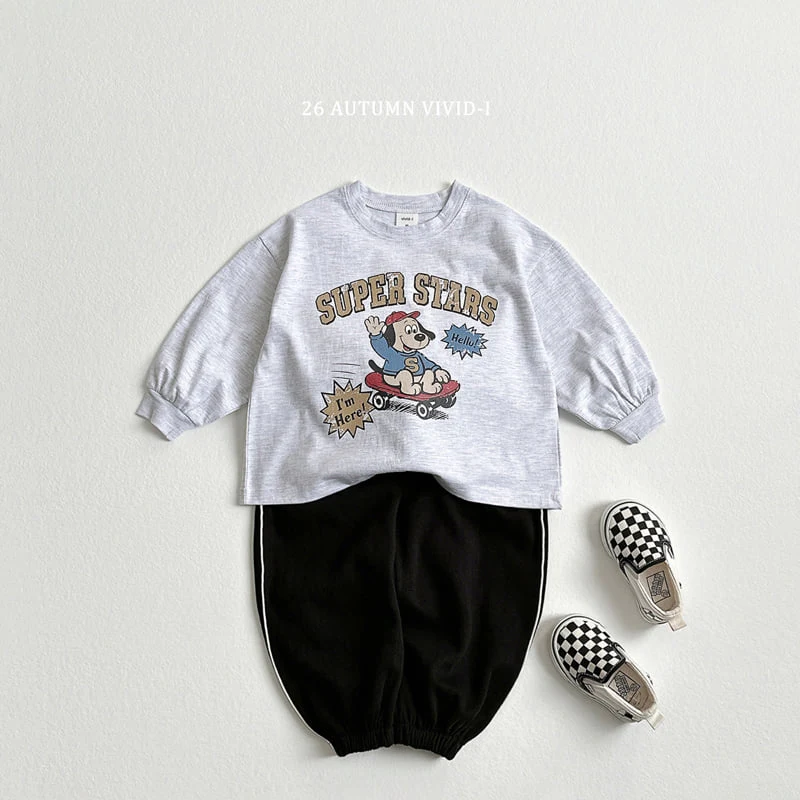 Vivid I - Korean Children Fashion - #kidsstore - Super Dog Single Tee - 8