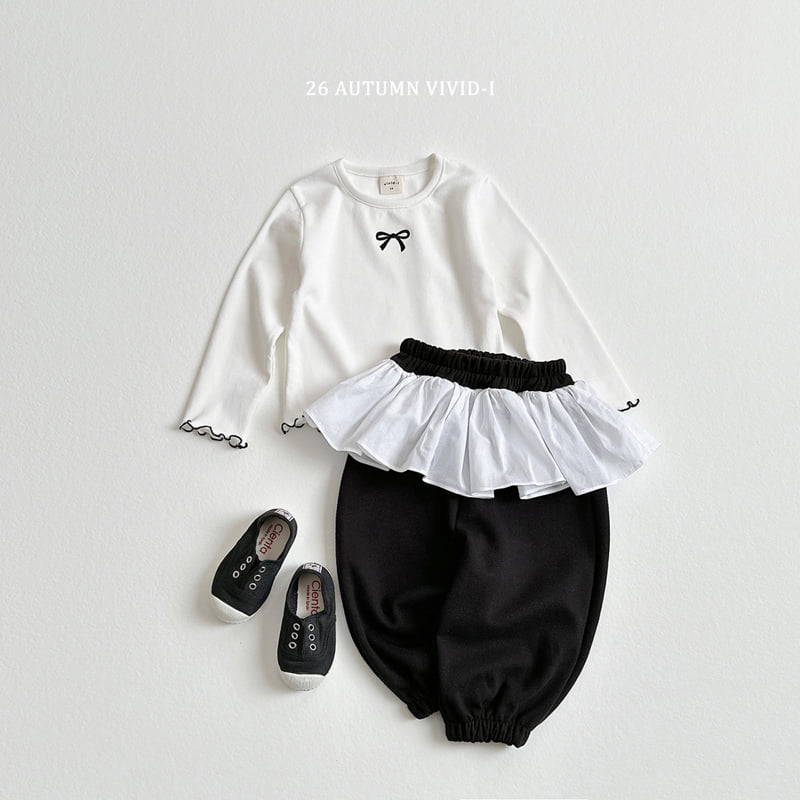 Vivid I - Korean Children Fashion - #kidsstore - Tutu Frill Jogger Pants - 6