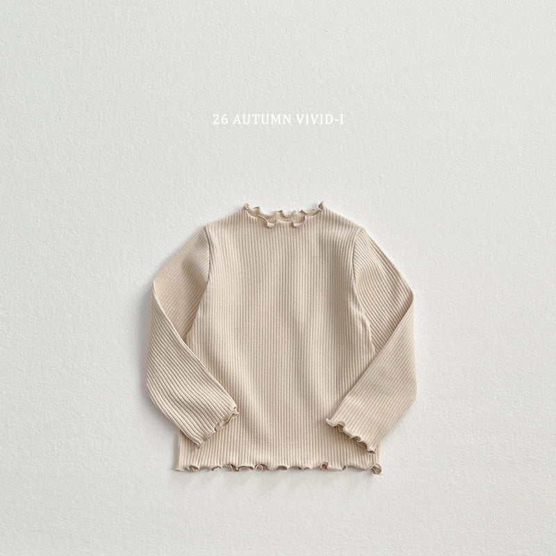 Vivid I - Korean Children Fashion - #kidsstore - Soft Ribbed Lalla Tee - 3