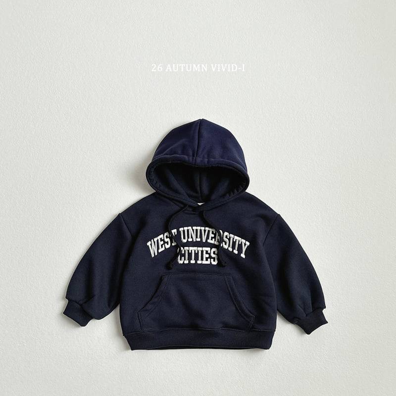 Vivid I - Korean Children Fashion - #kidsshorts - West Hooded Sweatshirt - 4