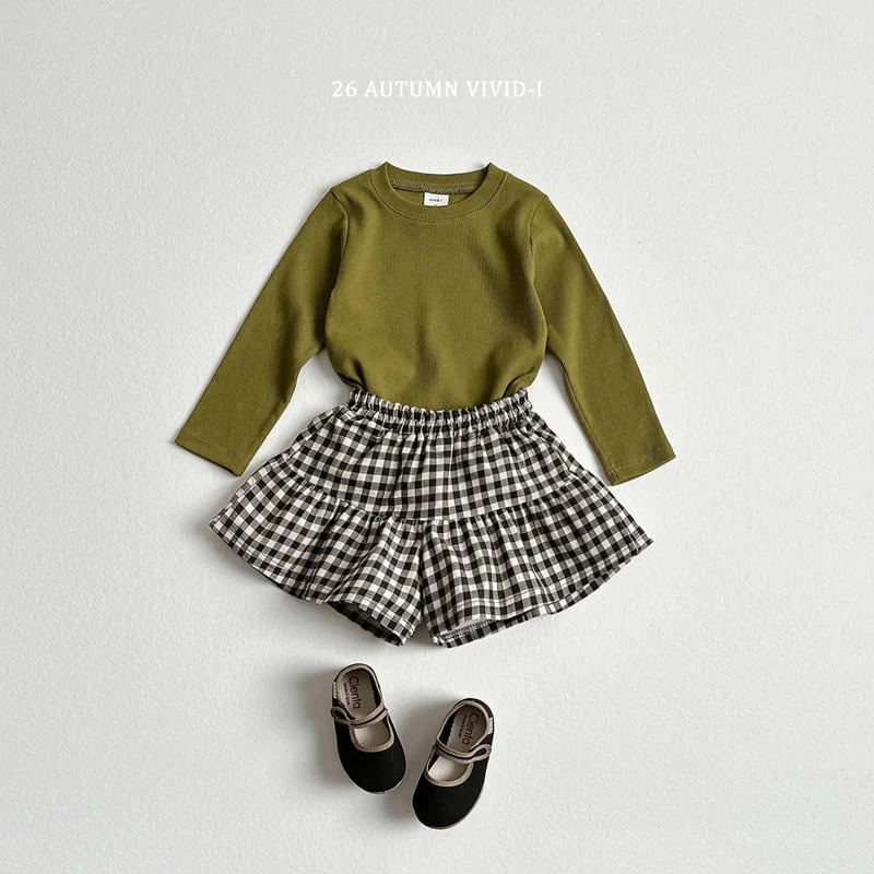 Vivid I - Korean Children Fashion - #kidsstore - Label Ribbed Tee - 7