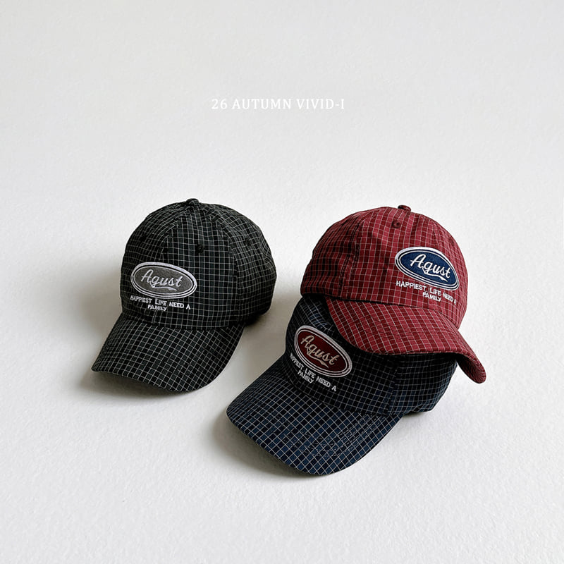 Vivid I - Korean Children Fashion - #kidsshorts - Acoustic Check Cap - 4