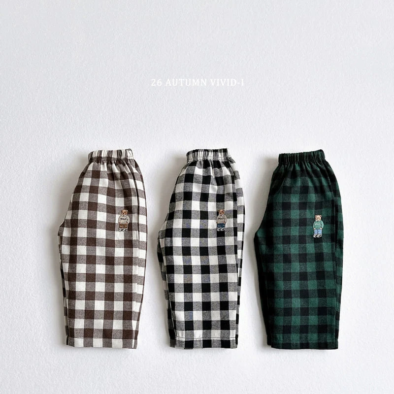 Vivid I - Korean Children Fashion - #kidsstore - BB Check Pants