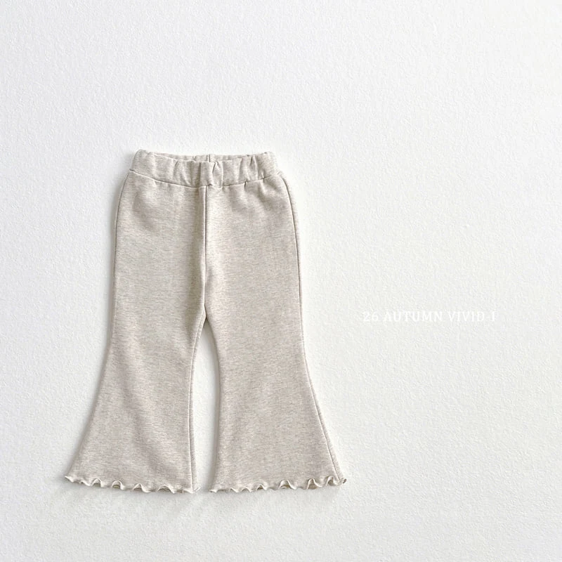 Vivid I - Korean Children Fashion - #kidzfashiontrend - Muji Span Flare Pants - 8