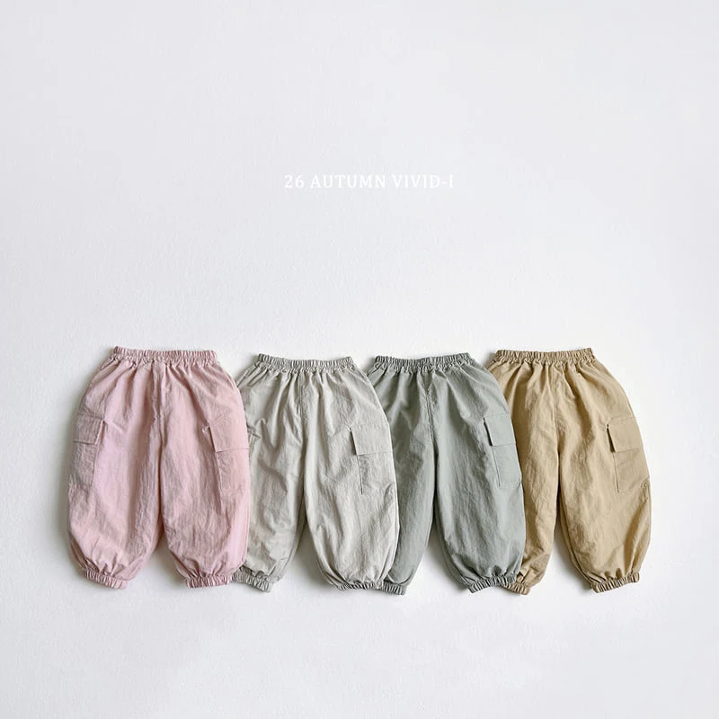 Vivid I - Korean Children Fashion - #kidzfashiontrend - Cargo Parachute Jogger Pants - 3
