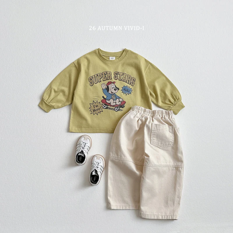 Vivid I - Korean Children Fashion - #kidzfashiontrend - Cut-Line Denim Pants - 10