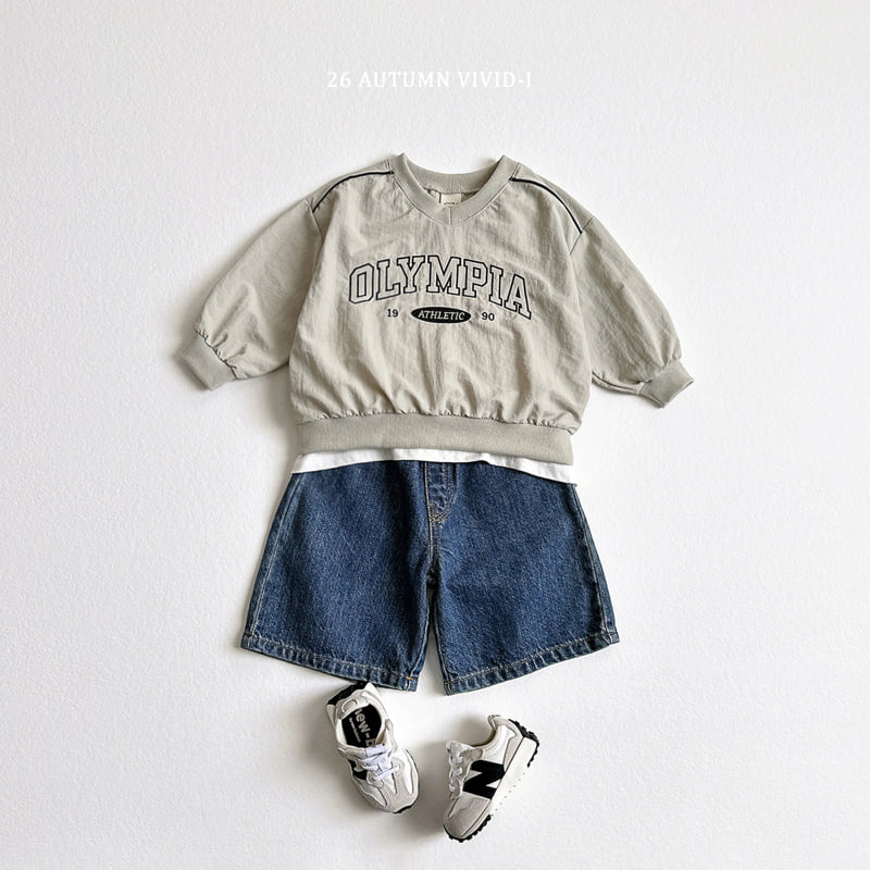 Vivid I - Korean Children Fashion - #kidzfashiontrend - Crinkle Olympia Sweatshirt - 8