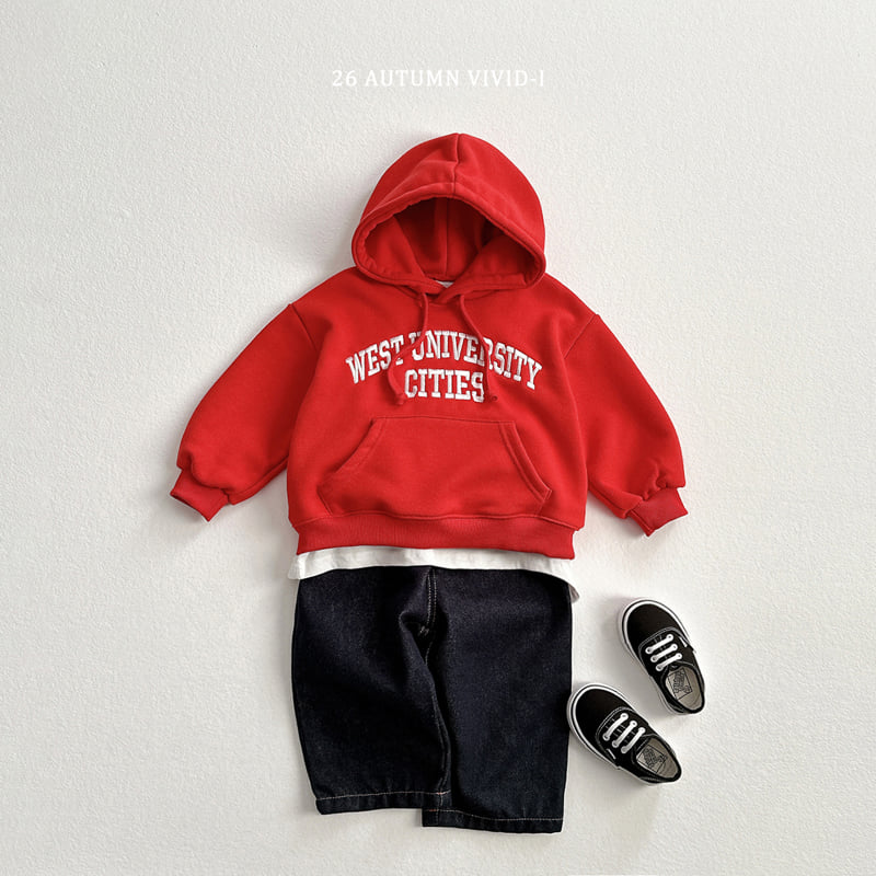Vivid I - Korean Children Fashion - #kidzfashiontrend - West Hooded Sweatshirt - 5