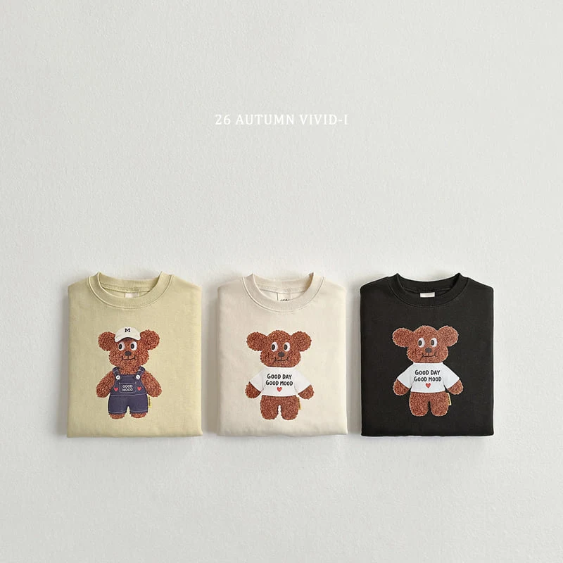 Vivid I - Korean Children Fashion - #kidzfashiontrend - Poodle Sweatshirt
