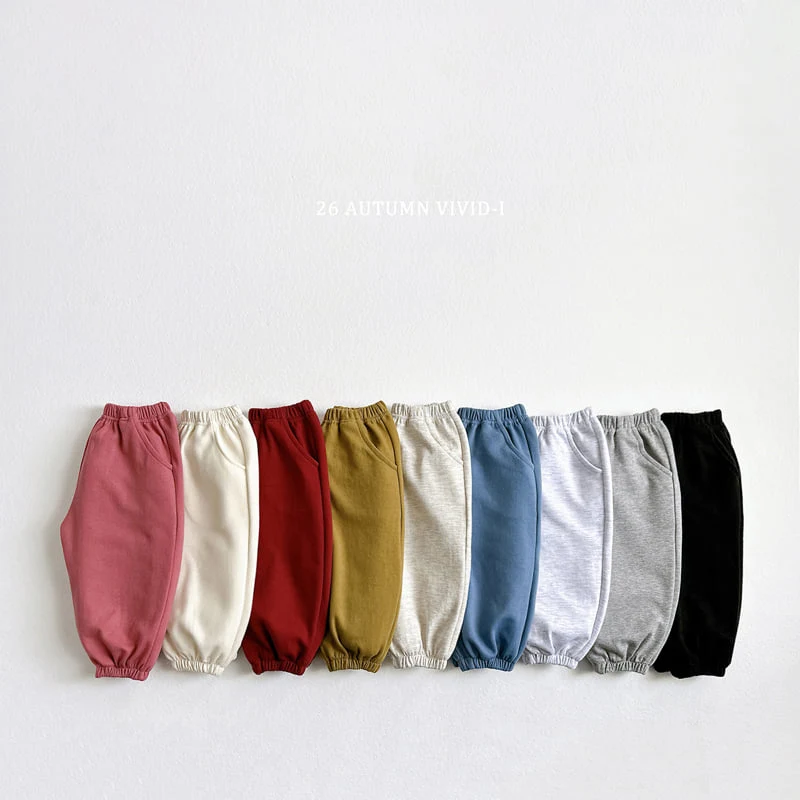 Vivid I - Korean Children Fashion - #kidzfashiontrend - Vivid Jogger Pants