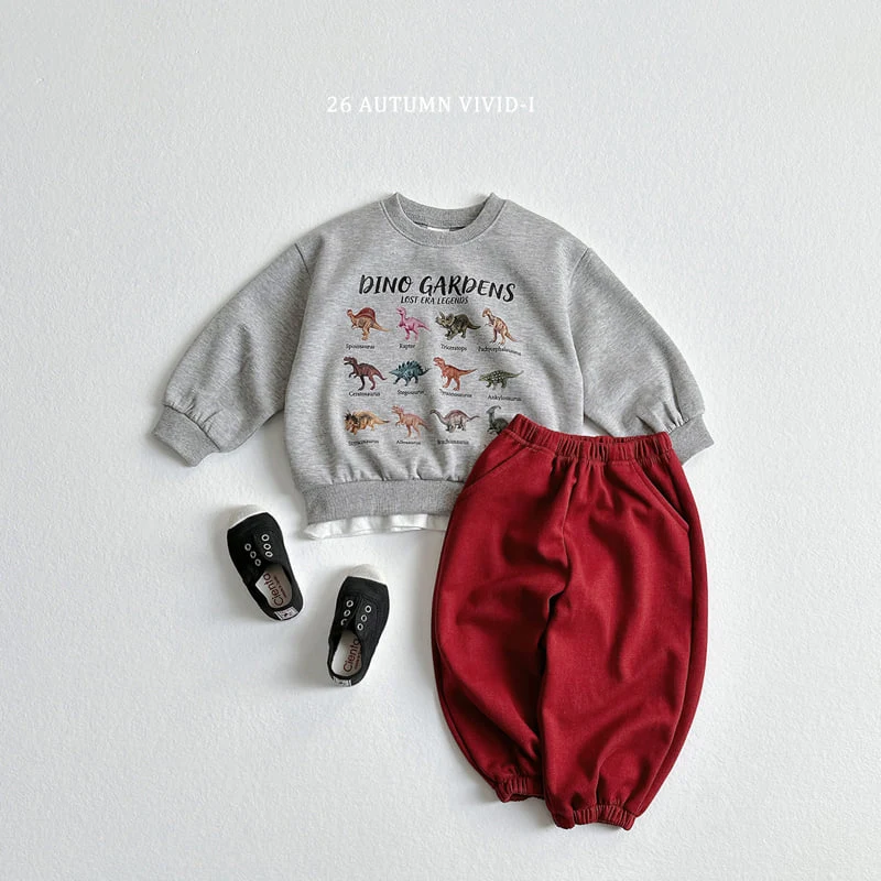 Vivid I - Korean Children Fashion - #kidzfashiontrend - Dino Park Sweatshirt - 9