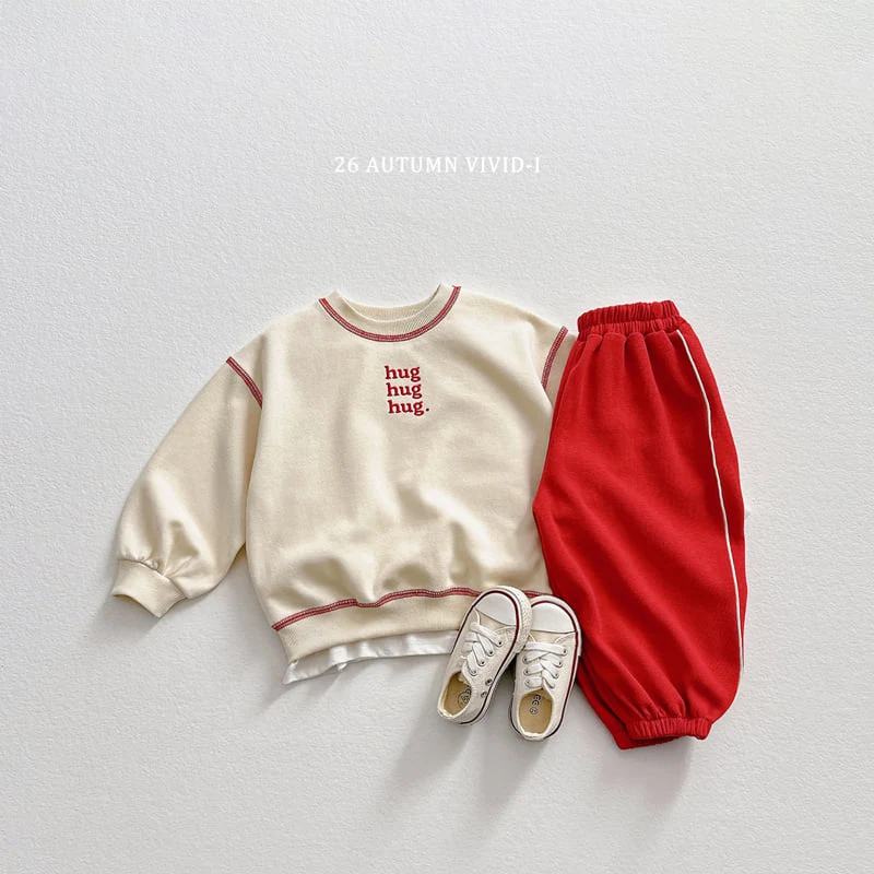 Vivid I - Korean Children Fashion - #kidzfashiontrend - Hug Stitch Set - 9