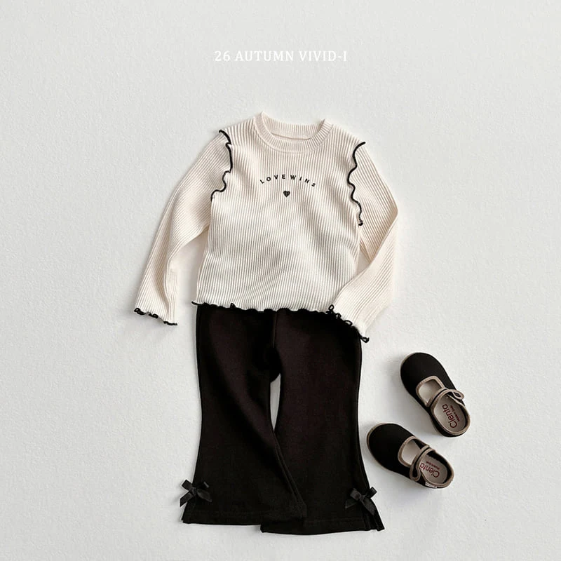 Vivid I - Korean Children Fashion - #littlefashionista - Love One's Lalla Tee - 8