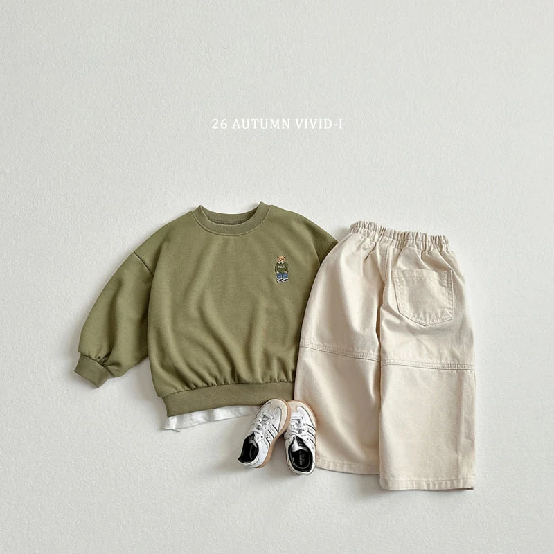 Vivid I - Korean Children Fashion - #littlefashionista - Cut-Line Denim Pants - 12