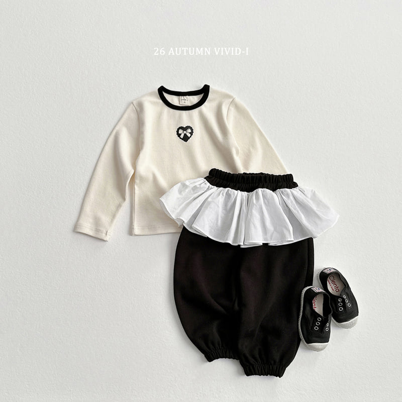 Vivid I - Korean Children Fashion - #littlefashionista - Tutu Frill Jogger Pants - 9
