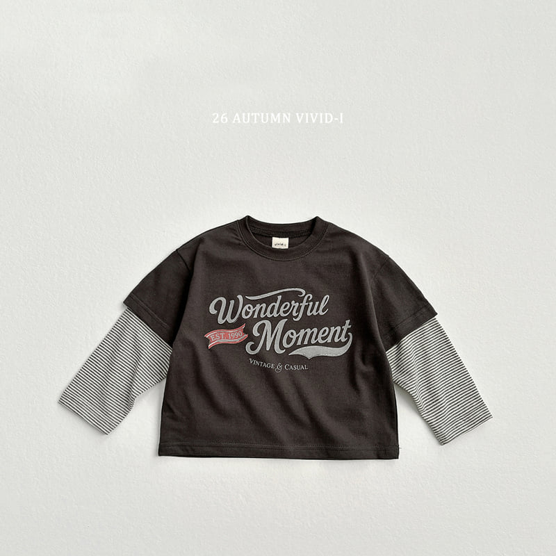 Vivid I - Korean Children Fashion - #littlefashionista - Wonderful Double-layered Tee - 5