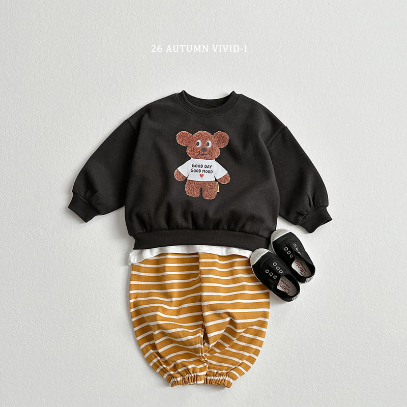 Vivid I - Korean Children Fashion - #Kfashion4kids - Stripe Jogger Pants - 4