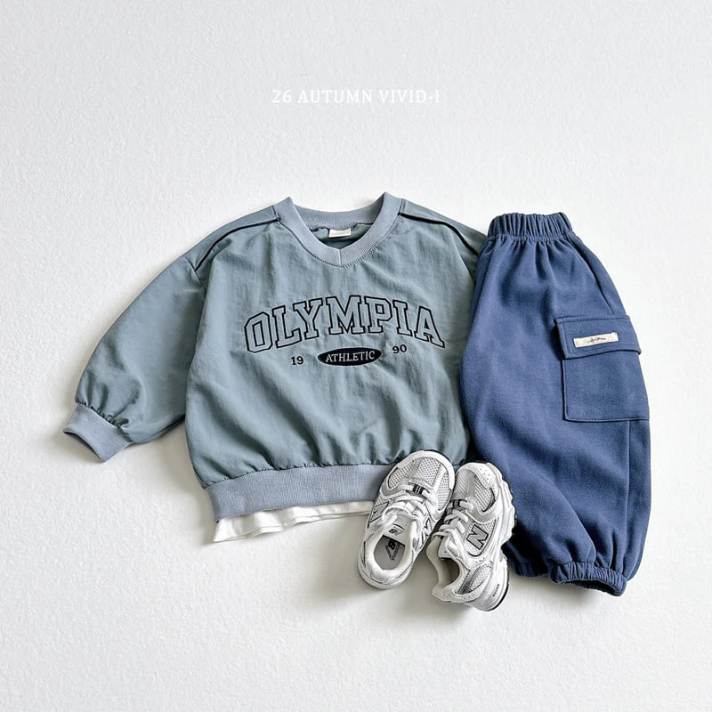 Vivid I - Korean Children Fashion - #littlefashionista - Label Cargo Jogger Pants - 6