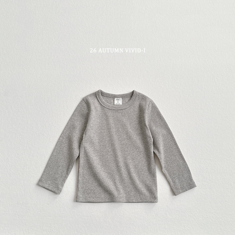 Vivid I - Korean Children Fashion - #littlefashionista - Slim Ribbed Tee - 9