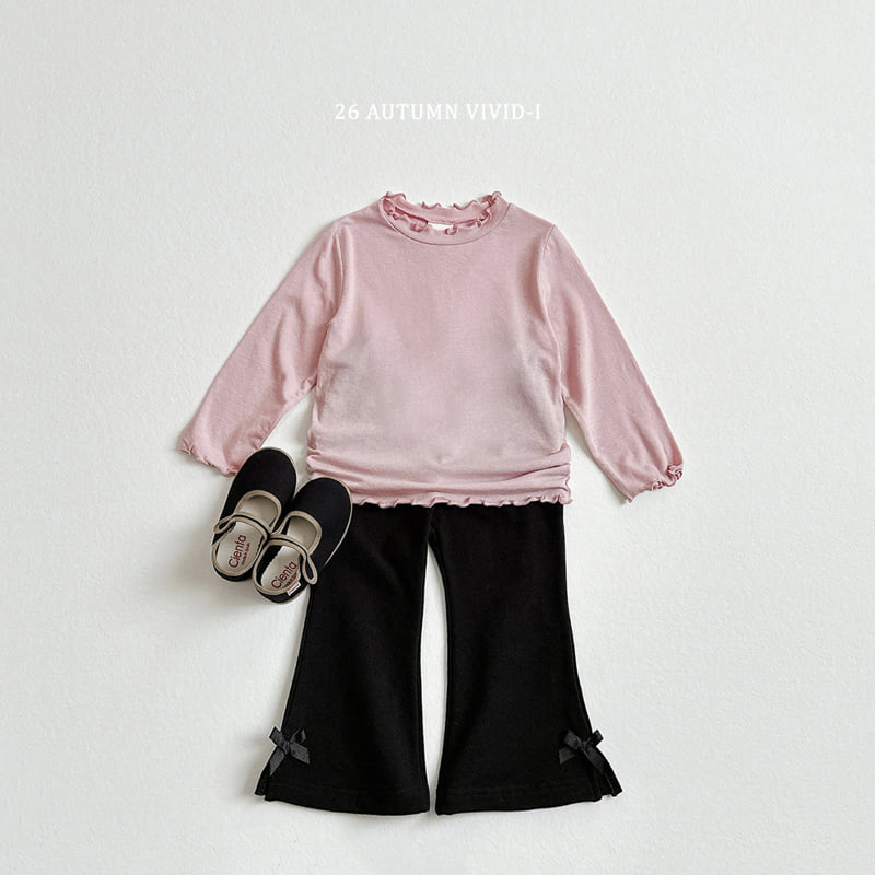 Vivid I - Korean Children Fashion - #littlefashionista - Soft Girls Lalla Tee - 7