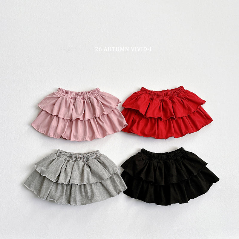 Vivid I - Korean Children Fashion - #magicofchildhood - Can Can Bloomer Skirt