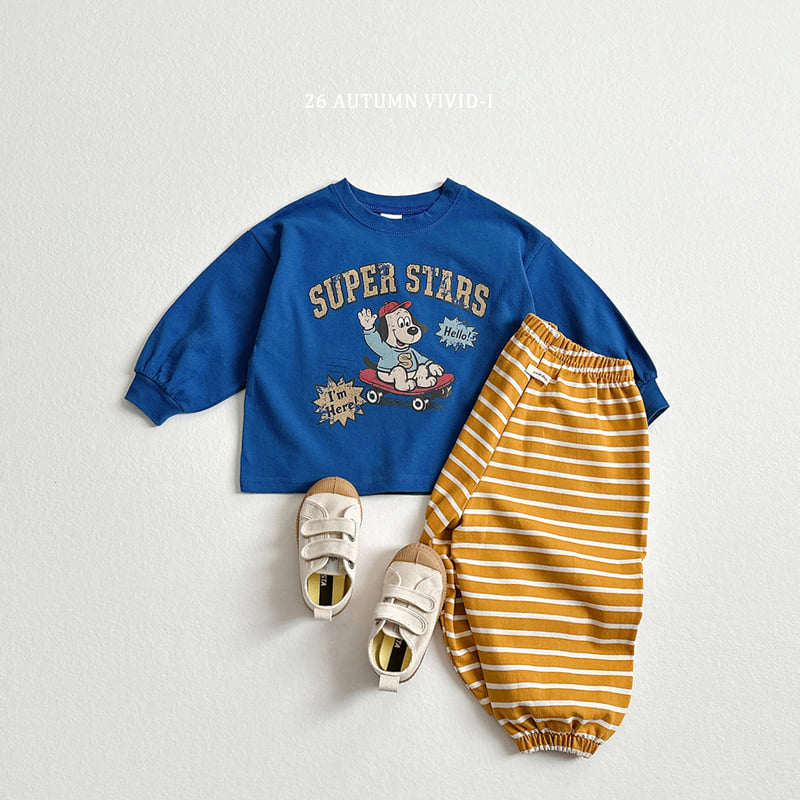 Vivid I - Korean Children Fashion - #magicofchildhood - Super Dog Single Tee - 12