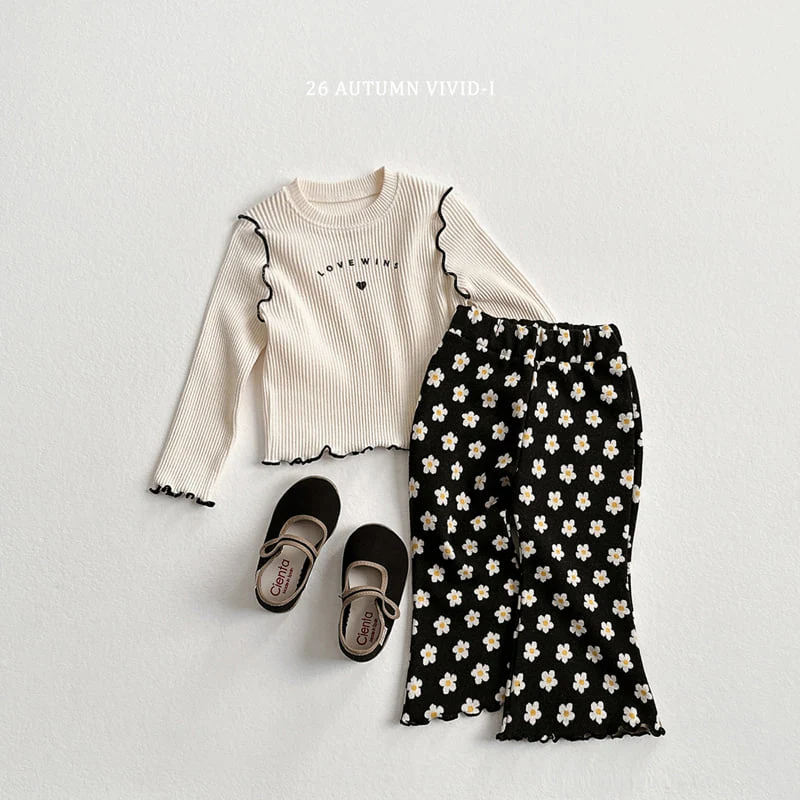 Vivid I - Korean Children Fashion - #magicofchildhood - Love One's Lalla Tee - 9