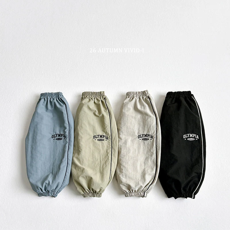 Vivid I - Korean Children Fashion - #magicofchildhood - Olympia Crinkle Jogger Pants 