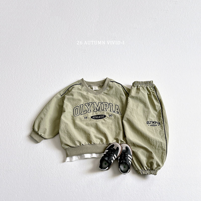 Vivid I - Korean Children Fashion - #magicofchildhood - Crinkle Olympia Sweatshirt - 11