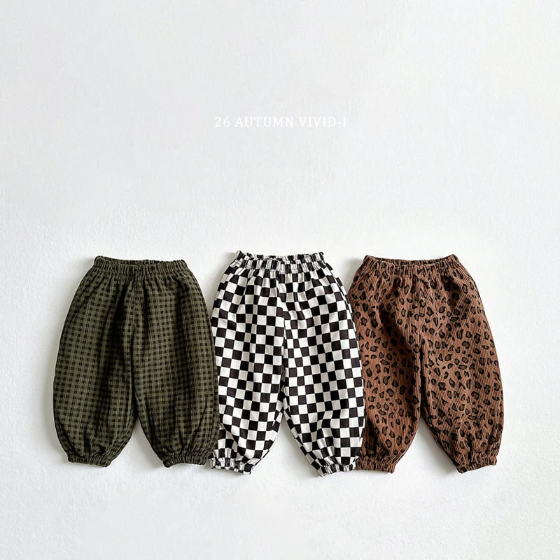 Vivid I - Korean Children Fashion - #magicofchildhood - Corduroy Patterned Jogger Pants - 6