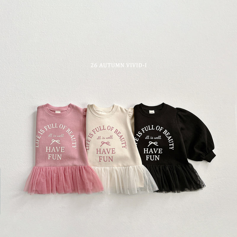 Vivid I - Korean Children Fashion - #magicofchildhood - Tutu One-piece
